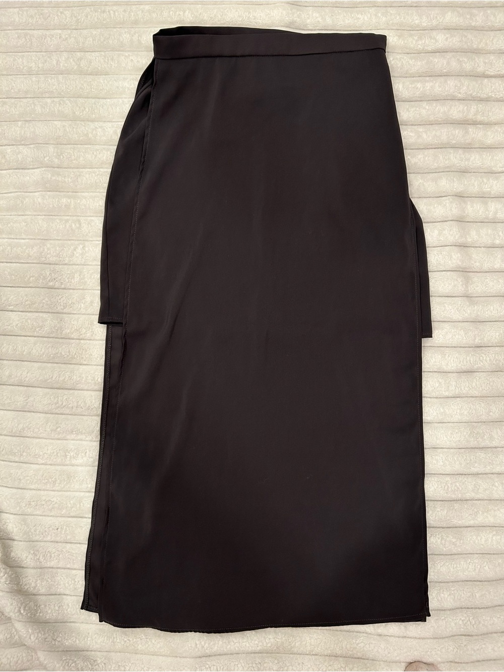 ASOS dark blue Straight Midi Skirt